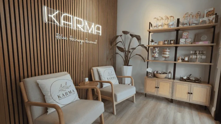 foot massage waiting area